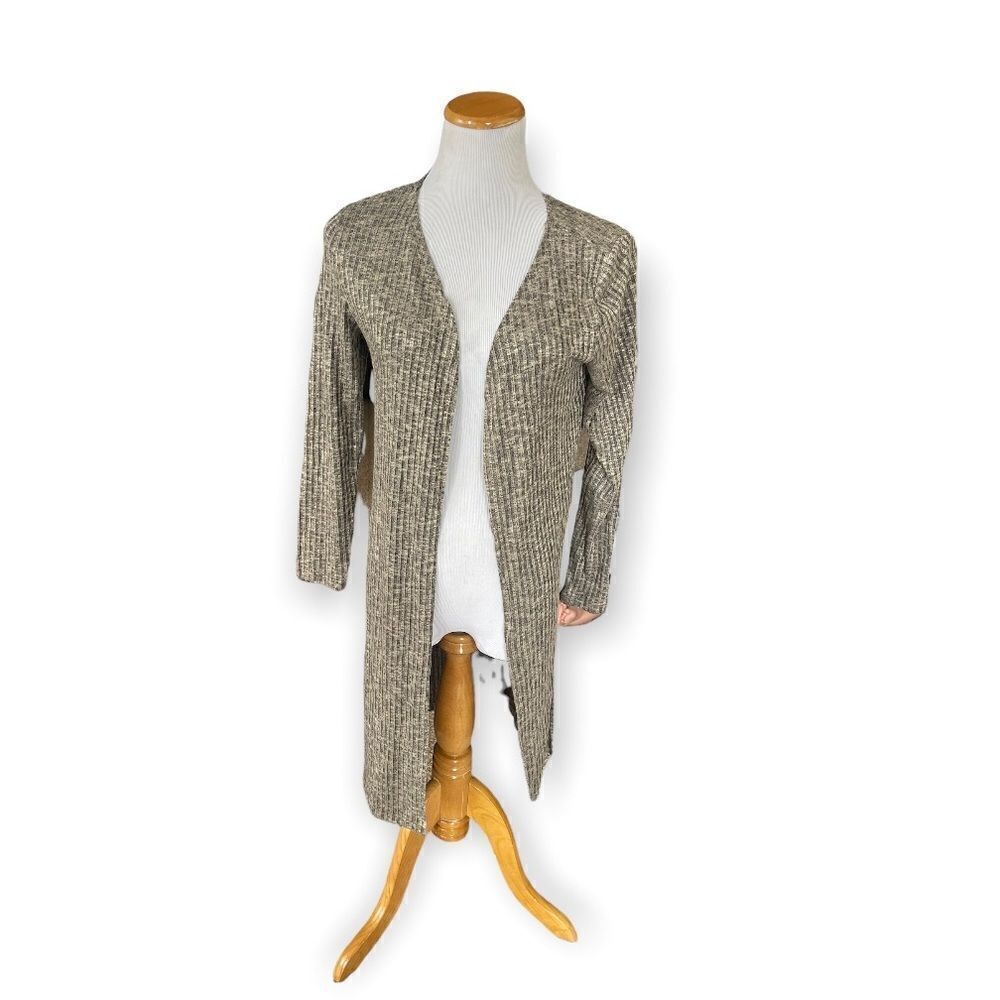 Womens Impulsive Ribbed Cardigan Sweater - Sz S
